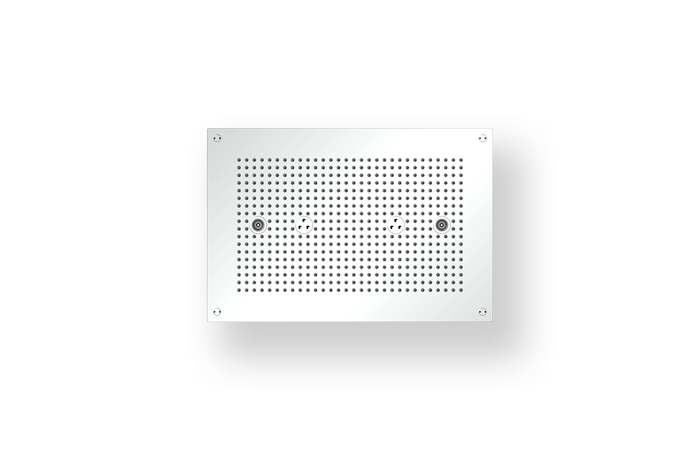 Shower system with light incorporated in the showerhead Lumina