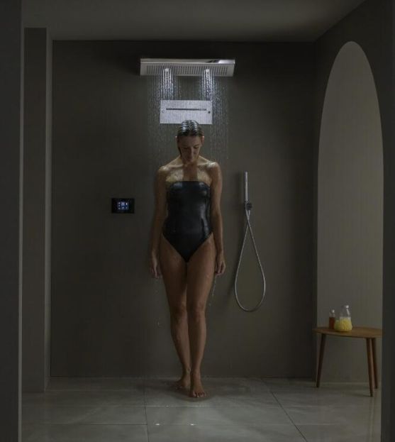 shower system for private spa